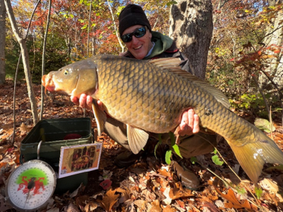 Dave Pickering with carp