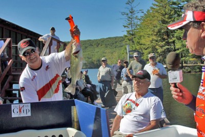 Billy at the Active & Disabled Veterans Bass Tournament